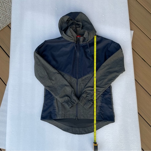 Nike Bonded Windrunner Women's Jacket size small (Obsidian/Anthracite-Obsidian) - Picture 4 of 10